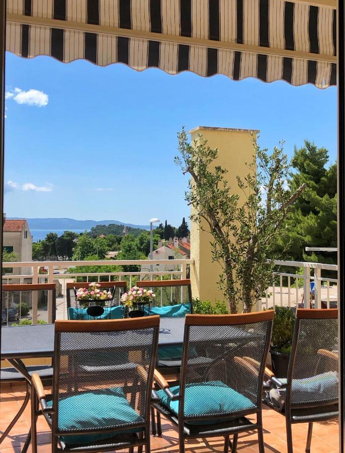 Andor - Lux, Two Beautiful Terraces With Sea & Sunset View Appartement Makarska Buitenkant foto