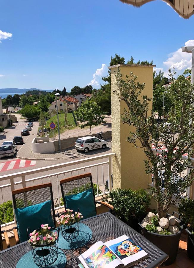 Andor - Lux, Two Beautiful Terraces With Sea & Sunset View Appartement Makarska Buitenkant foto