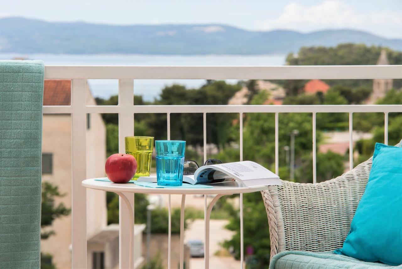 Andor - Lux, Two Beautiful Terraces With Sea & Sunset View Appartement Makarska Buitenkant foto
